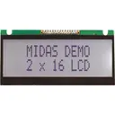 Midas Displays MC21605FA6WE-GPTLW