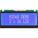 Midas Displays MC21605FA6WE-BNMLW