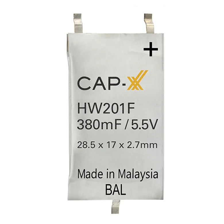 CAP-XX Ltd Supercapacitors HW201F