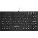 WetKeys Washable Keyboards KBWKRC89PB-BK-C10