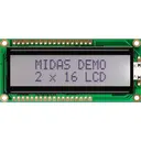 Midas Displays MC21605G6W-FPTLW-V2