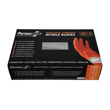 8 MIL PRO NITRILE DISPOSABLE GLOVES XL