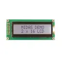 Midas Displays MC21605B6W-FPTLW-V2