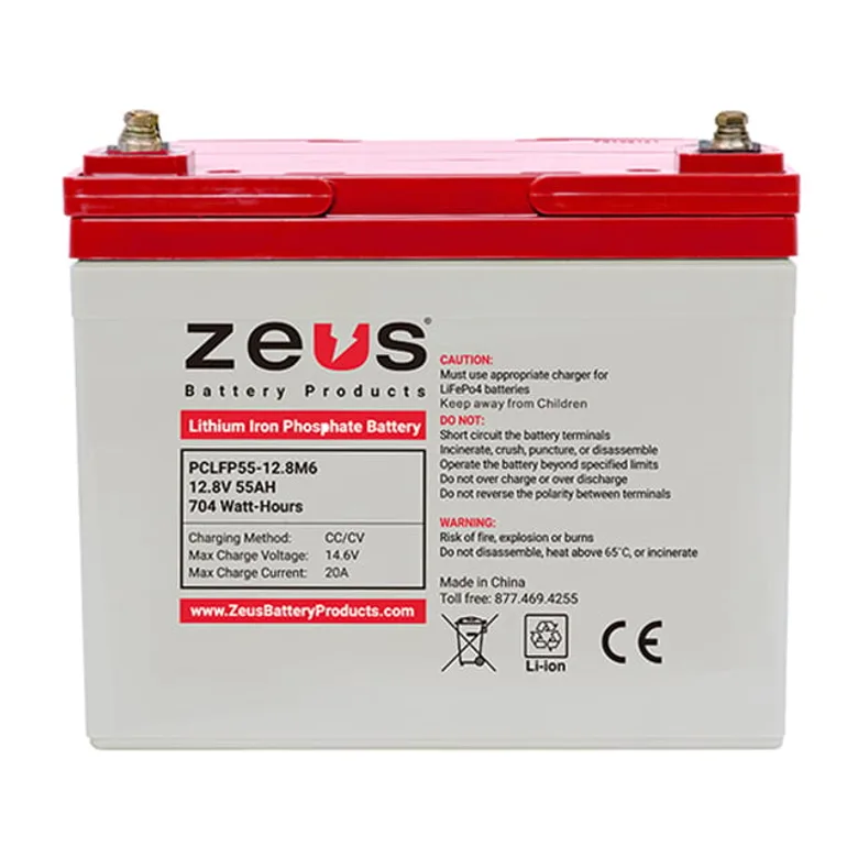 ZEUS Battery Products PCLFP55-12.8M6
