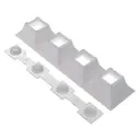 Ledil CN17427_DAISY-4X1-W-WHT-MATT