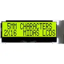 Midas Displays MCCOG21605D6W-SPTLYI